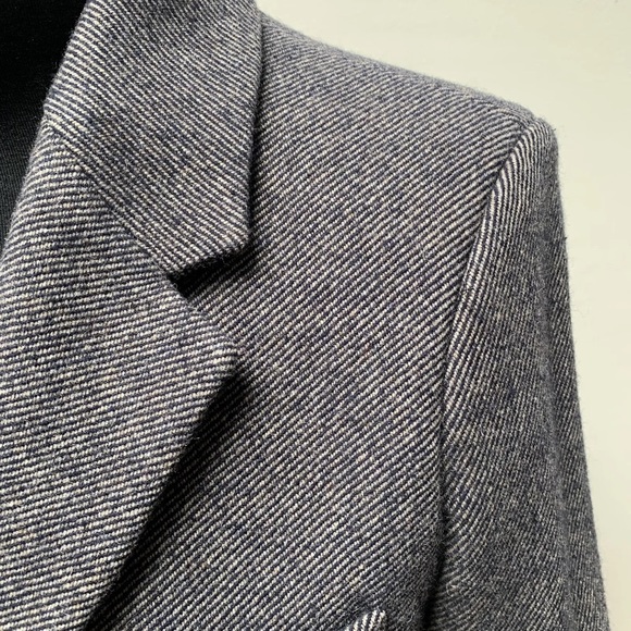 Jaeger wool blend tweed blazer jacket size 12 - Picture 3 of 11